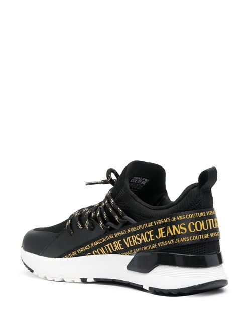 Sneakers con logo nera Versace jeans Couture | 74VA3SA8ZS446G89